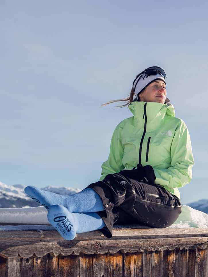 Merino Wool Ski Socks, Winter Socks to Prevent Blisters - Tour
