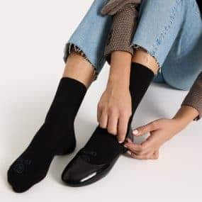 everyday merino wool socks woman business light padded