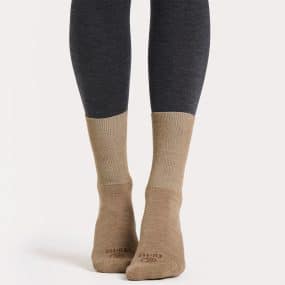Everyday Merino Wool socks no elastic beige man and woman