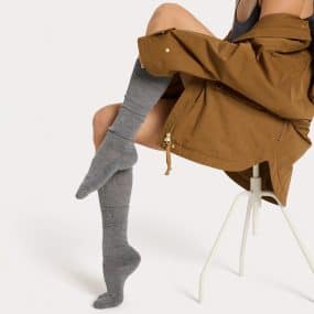 Knee High Business Socks Merino Wool man woman lisure everyday socks