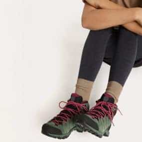 Everyday Merino Wool socks no elastic beige man and woman