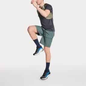 Men's Sport Trail Run Short Sleeve Top Merino Wool