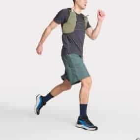 Men's Sport Trail Run Short Sleeve Top Merino Wool