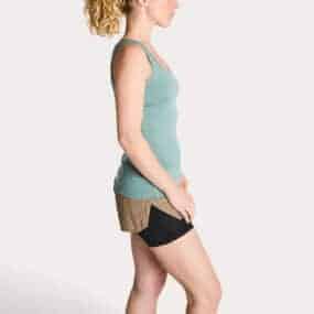 merino wool tank top, womens merino top, merino wool trail run shirt