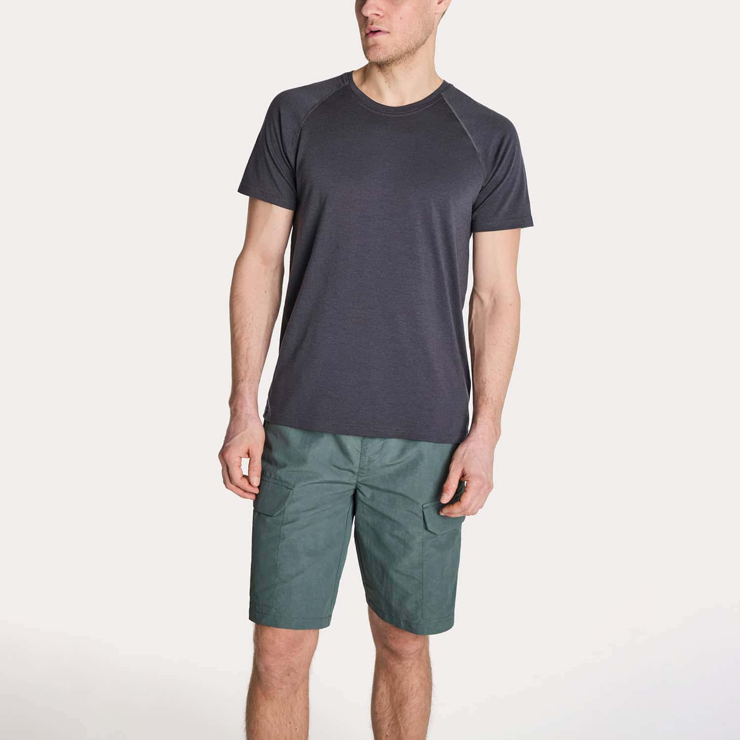 Merino Wool T-Shirt Sport Shirt Short Sleeve Top - Quido