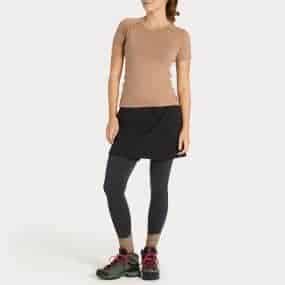 100% merinowool woman t-shirt- short sleeve taupe sumemr shirt