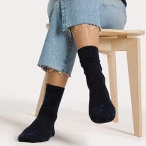 womans extra thin Merino Business Socks witout elastic