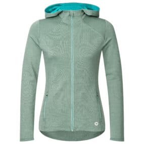 Damen Hoodie mit Kapuze aus 100% Merinowolle