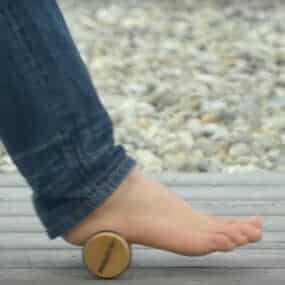 Foot Massage Roll Wood Heel Spur