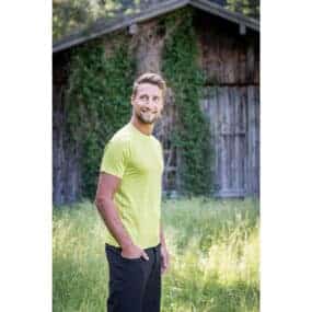 Mens T-Shirt Merino Wool