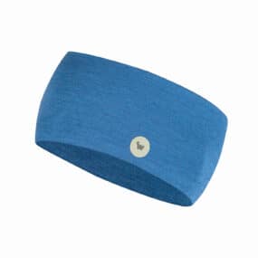 merino wool headband summer winter men women water blue