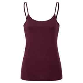 Damen Cami, Spaghetti Top aus 100% Merinowolle