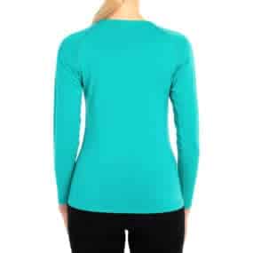 Womens Long Sleeve Shirt Top 100% Merino Wool