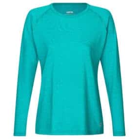 Womens Long Sleeve Shirt Top 100% Merino Wool