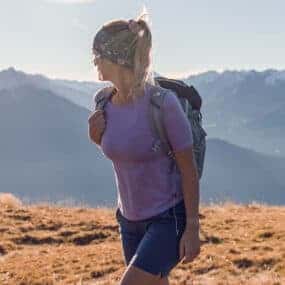 Damen 3/4 Shirt aus 100% Merinowolle