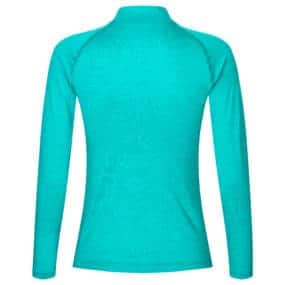 Womens Longsleeve Zip Shirt 100% Merino Wool