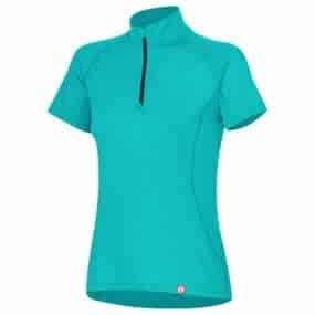 Womens Zip Neck Shirt 100% Merino Wool
