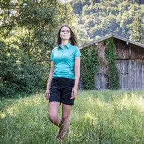 Womens Polo 100% Merino Wool Shirt