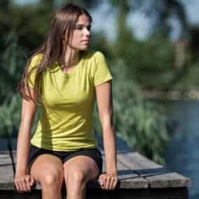 Women T-Shirt Merino Wool Lightweight Summer Performance