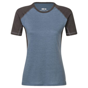 Damen Kurzarmshirt mit Farbblockmuster
