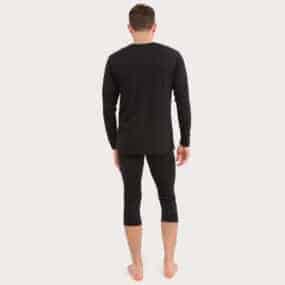Men's merino wool baselayer 3/4 length