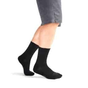 Everyday business Merino Wool socks no elastic black
