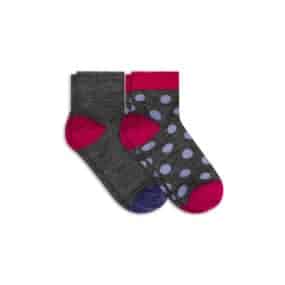 Kids ankle socks merino wool no elastic everyday