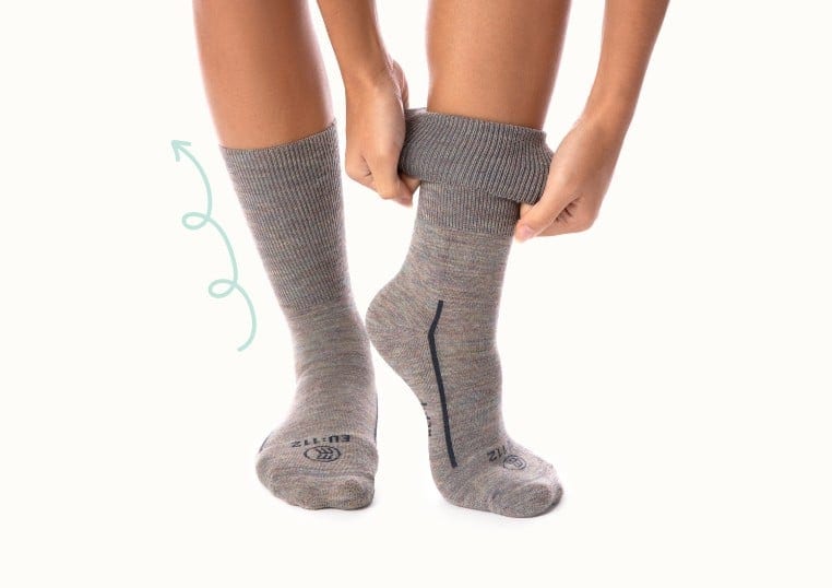 no binding no elastic socks