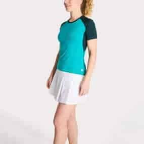 womens merino wool raglan shirt, merino t-shirt, padel tennis shirt, tennis shirt