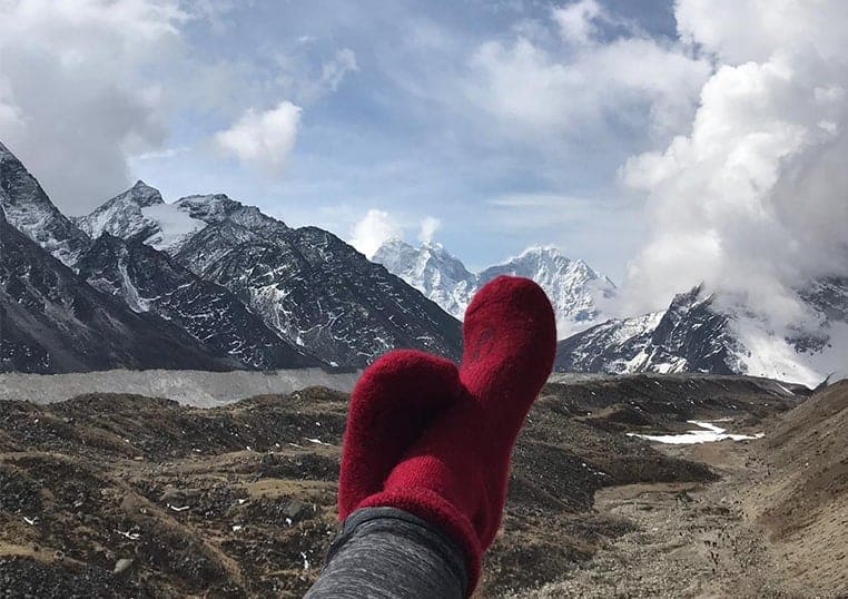 Calze lana merino per escursioni