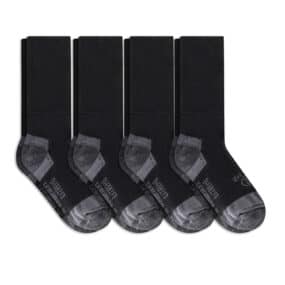 Work & Boot Socks Men Women Merino Wool Light Cushion 4 Pack