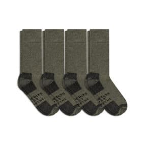 Extra Gepolsterte Merinowolle Arbeitssocken 4 Pack