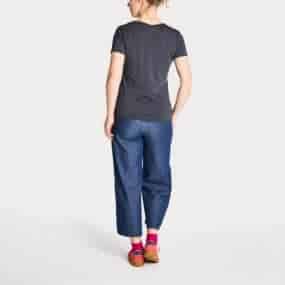 thin merino wool shirt, womens merino t-shirt, wide neck shirt