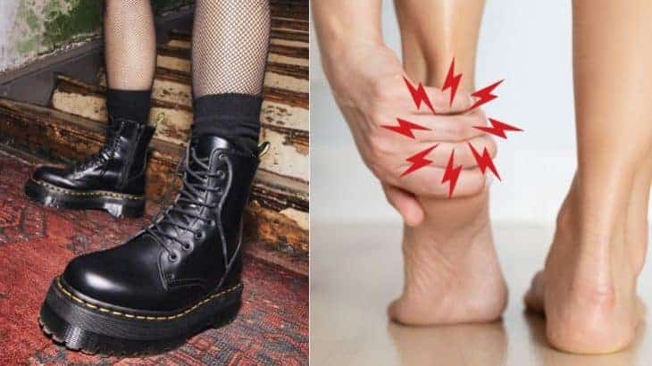 Doc Martens einlaufen, blasen