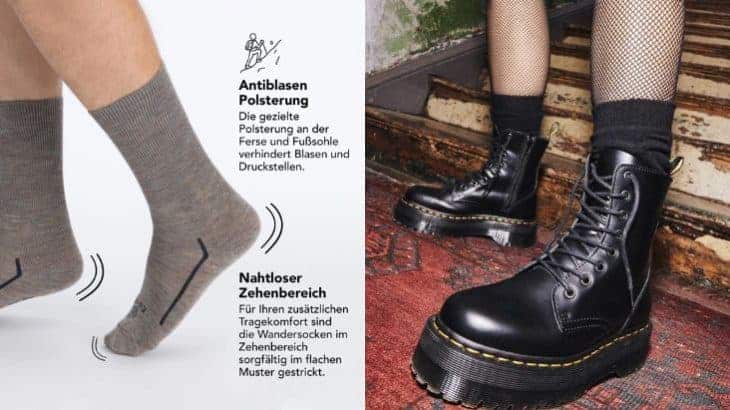 Doc Martens, Blasen verhindern, einlaufen