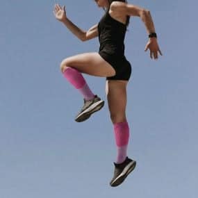 Compression Socks Merino Wool Thin Knee Length, Running, Sports, Outdoor