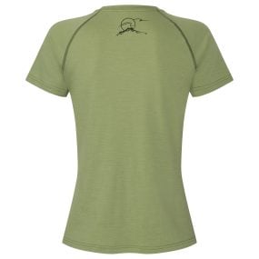 Womans merino wool graphic short sleeve sport t shirt Galina 6000