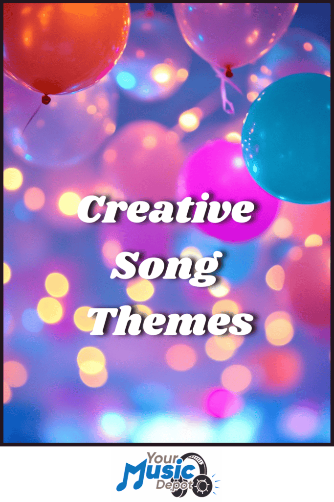 Colorful balloons and lights - Creative Song Themes - Your Music Depot