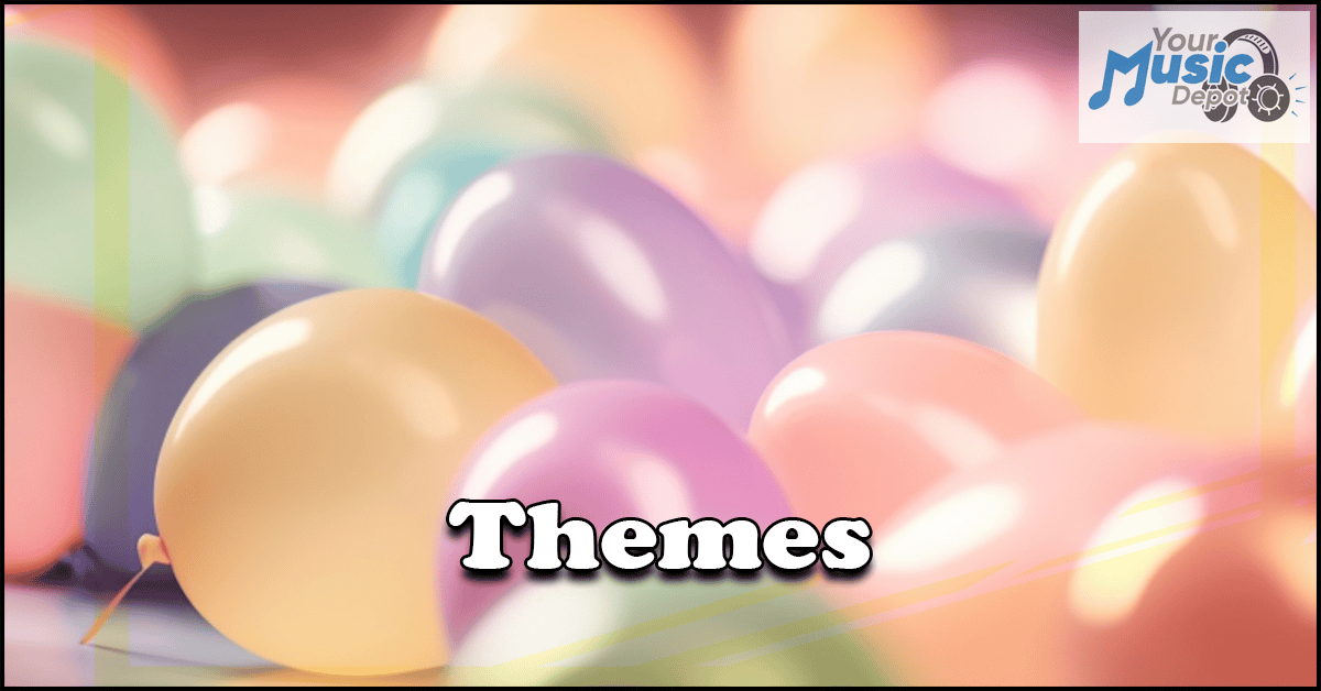 Pastel balloons - Creative Song Themes - Your Music Depot