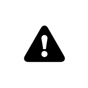 caution icon triangle with exclamation point