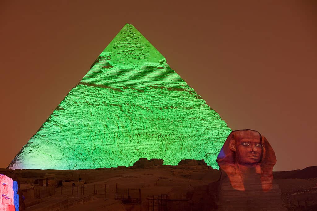 Cosmic rays lead to pyramid discovery