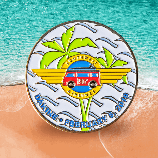 Civilians Challenge Coins Southwest Airlines 