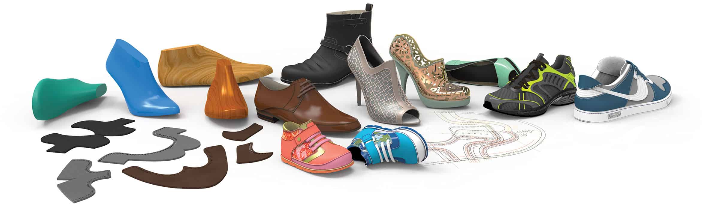 Digital Footwear Creation 1 many shoe