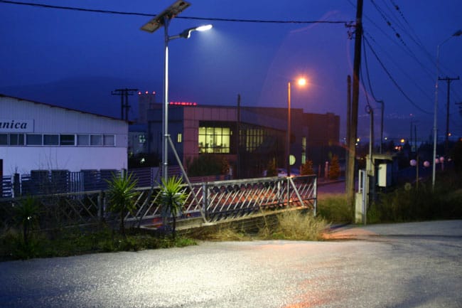 Ηλιακά φωτιστικά δρόμου 2 solar street light