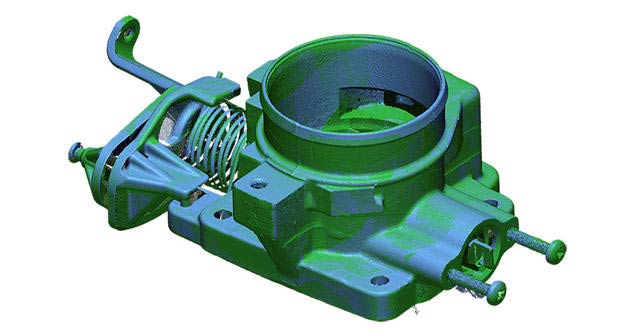 Geomagic Control X 3 3DSystems Software Control X Inspection Scan Processing Valve 1