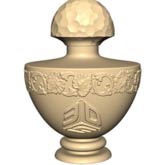 Geomagic Sculpt 4 sculpt perfume bottle embossed 3d