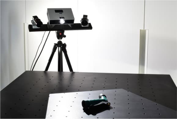 Structured Light 3D Scanner 11 fast scanning process