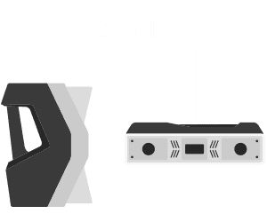Handheld 3D Scanner 6 graphic icon handheld 2 in 1