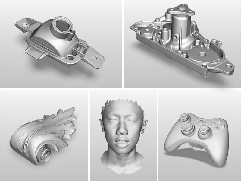 Handheld 3D Scanner 3 h3 scan samples