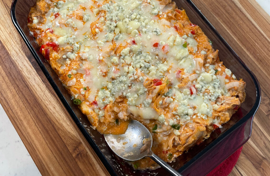 Low Carb Buffalo Chicken Spaghetti Squash Highfalutin Low Carb